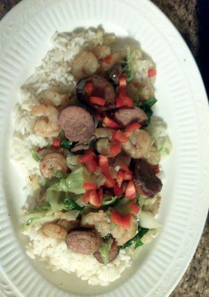 A picture of Quick Meal - Cabbage Gumbo.