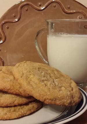 A picture of Peanut butter banana cookies.