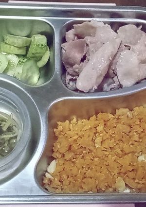 รูปของ ข้าวผัด หมูรวน น้ำมันขิง คีโต