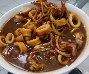Ini Caranya Cumi kecap Gurih Mantul