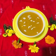 A picture of Besan Sheera.