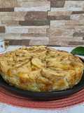 Tarta de manzanas laminadas