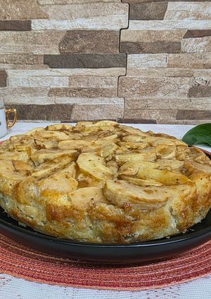 Una foto de Tarta de manzanas laminadas