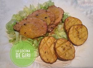 Una foto de Lomo de Cerdo Passion Fruit&Orange #lacocinadegiri