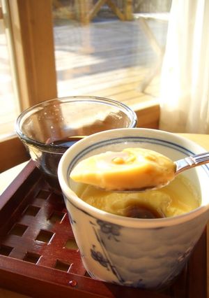 A picture of Super Melty Soy Milk Pudding.