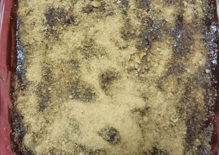 Tarta de galletas y chocolate sin huevo y sin horno