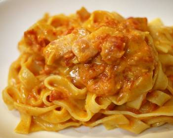 Easy Making Recipe Mascarpone and Tomato Pasta Most Delicious