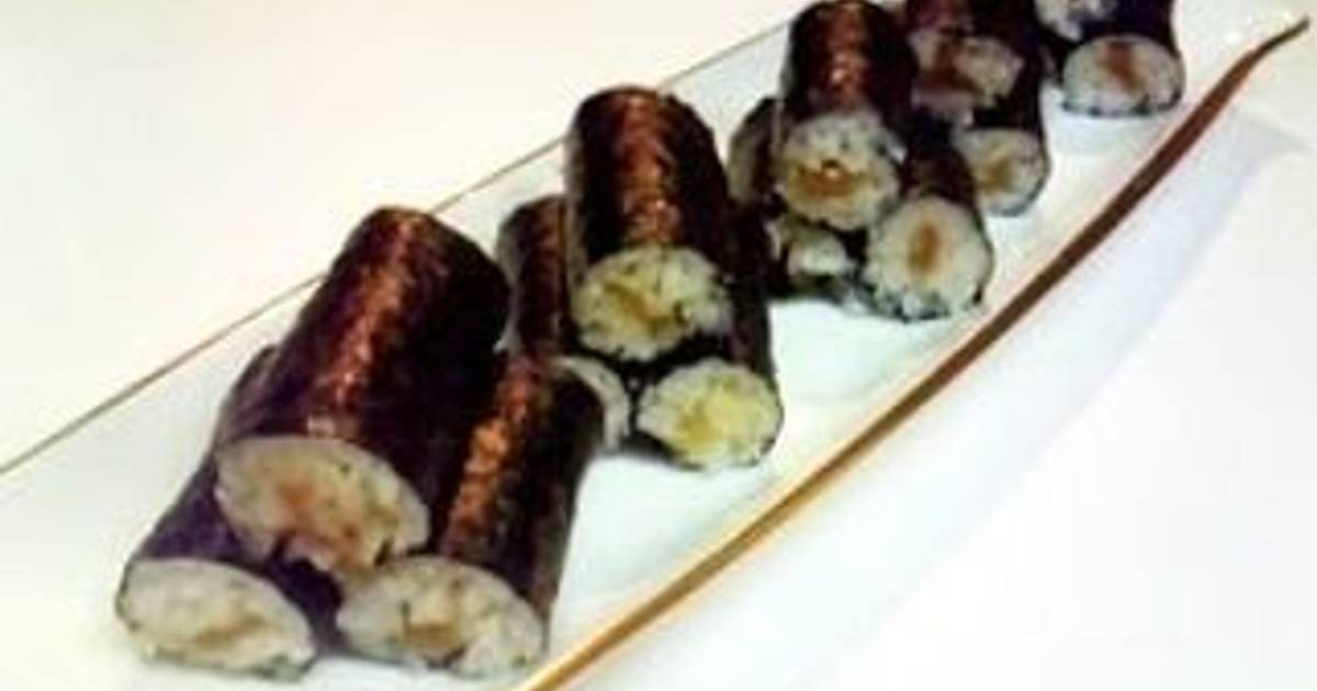 Homemade Kampyo (Dried Gourd) Rolls with a "GrownUp" Flair Recipe by