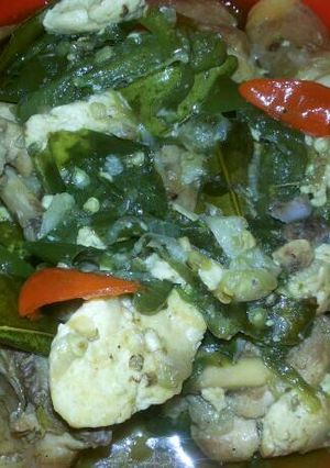 Foto resep Ayam ungkep cabe ijo