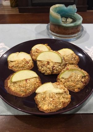 Una foto de Galletas de avena y Fruta