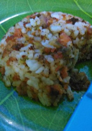 Foto resep Salmon Broccoli Fried Rice (MP-ASI 1 Tahun)