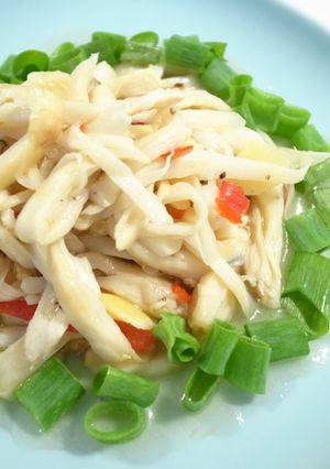 涼拌杏鮑菇 的食譜成品照片