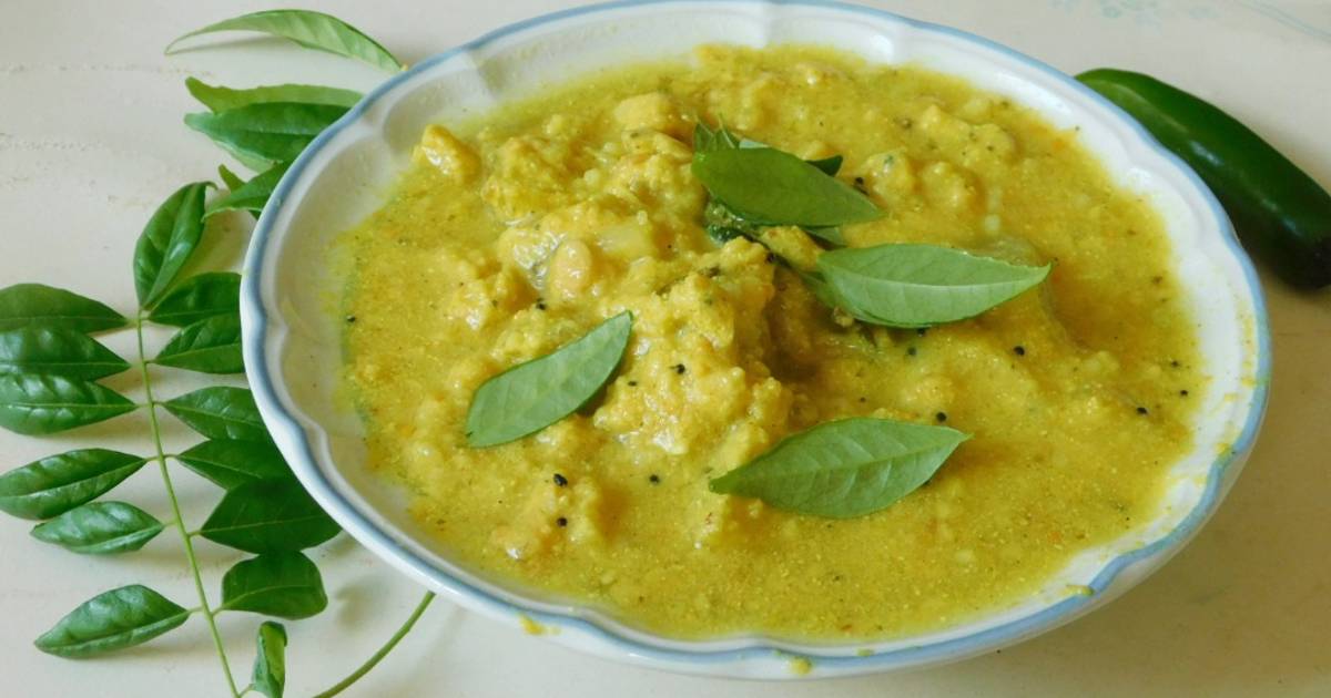 White pumpkin buttermilk gravy (vellai poosani morkulambu tamil) Recipe