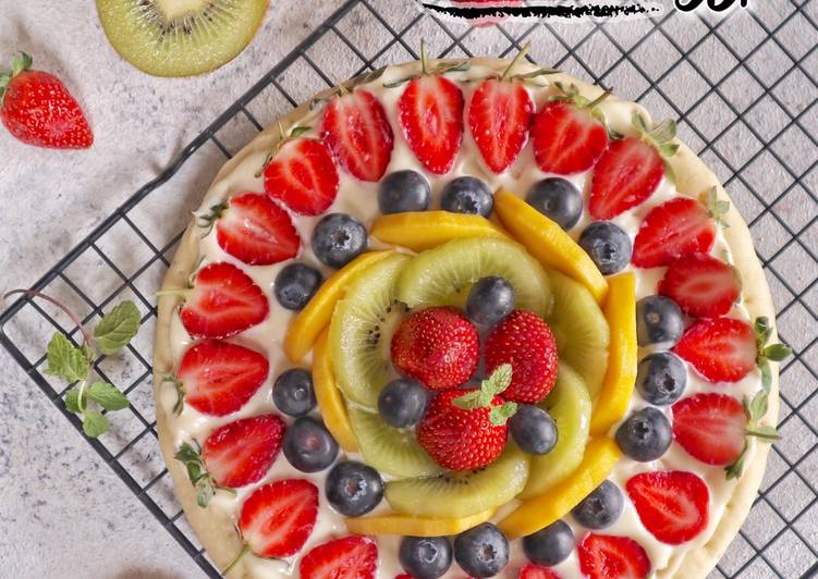 Resep Fruit Pizza Oleh Rhinie S Kitchen Cookpad