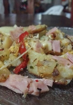 Una foto de Carne y Papas