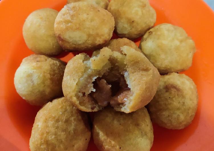 resep cara bikin Klenyem singkong/ bola bola singkong gula merah