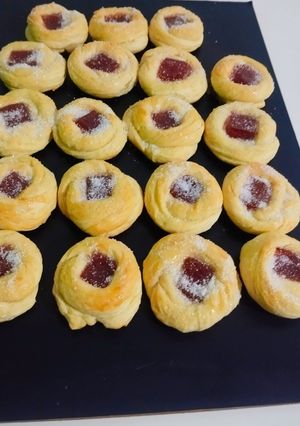 A picture of 🥐 Homemade Puff Pastry Biscuits.