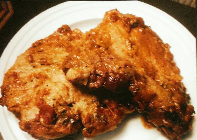 Recipe of Speedy Garlic Parmesan Pork Chops