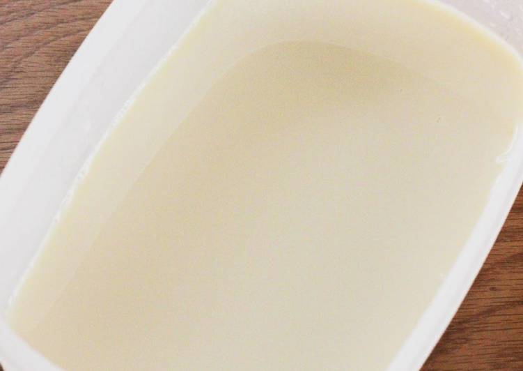 Recipe: Yummy Soy Milk Pudding This is A Recipe That Has Been Tested  From Homemade !!