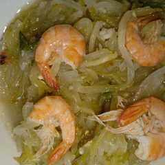 รูปของ Tumis pepaya muda dan udang