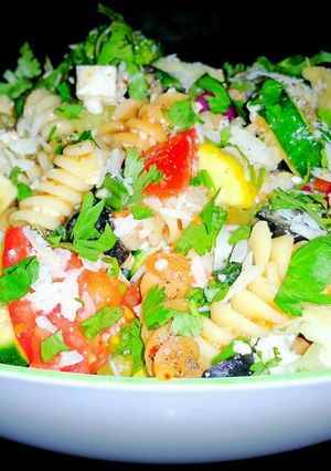 A picture of Mike's Springtime Pasta Salad.