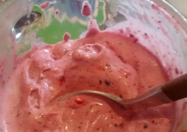 Simple Way to Make Perfect Berry Merry Nice Cream