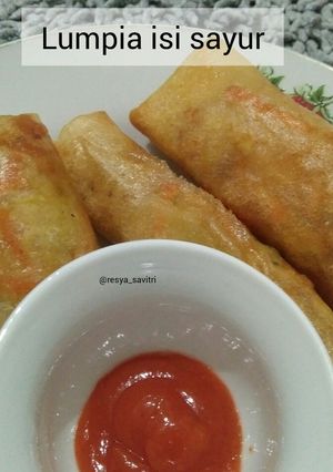 Foto resep 90. Lumpia Isi Sayur