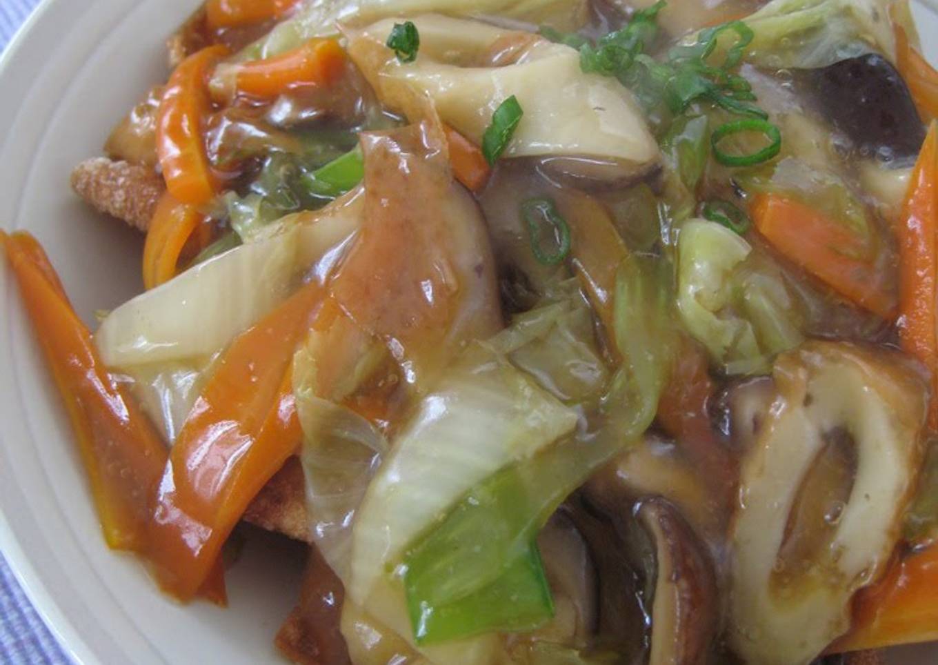 Crispy Fried Gyoza Skins, Like Crispy Yakisoba Noodles