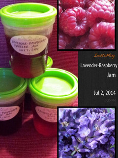A picture of Lavender Raspberry Jam.
