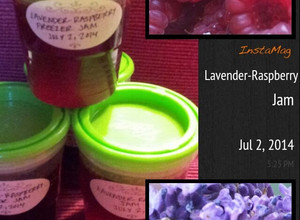 A picture of Lavender Raspberry Jam.