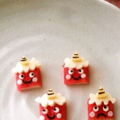 A picture of Setsubun Character Bento Crabstick Demons.