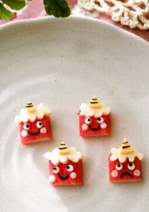 A picture of Setsubun Character Bento Crabstick Demons.