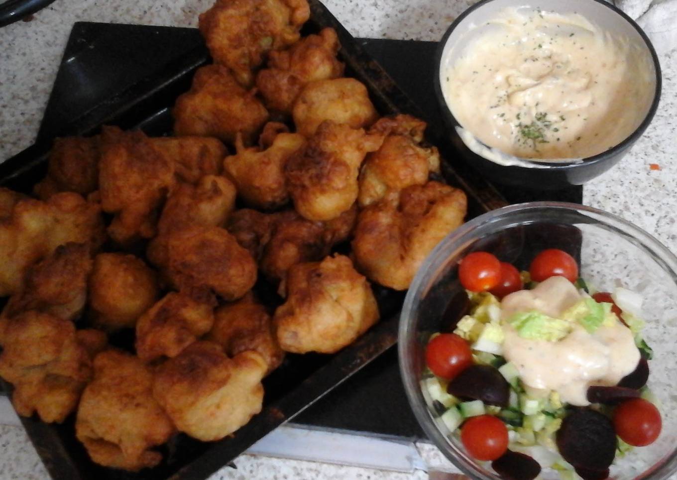 My Pork, Apple & Mustard Fritters