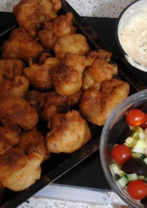 A picture of My Pork, Apple & Mustard Fritters.