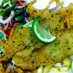 A picture of Fish n Chips.