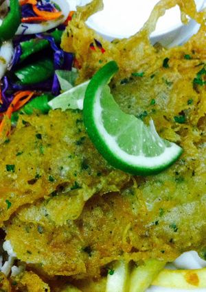 A picture of Fish n Chips.