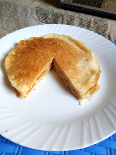 A picture of Banana pancakes.