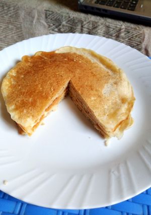 A picture of Banana pancakes.