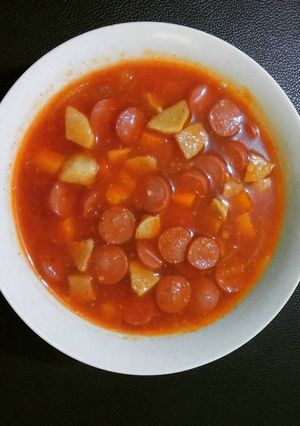 Foto resep Sop Merah Setannnn👹🔥