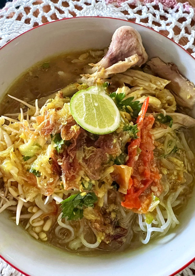 Foto resep Soto Ayam segar ala Paman Gerobakkan