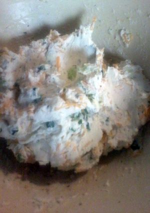 A picture of cheese ball.