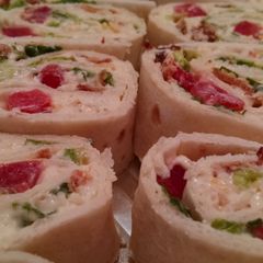 A picture of B.L.T Pinwheels.