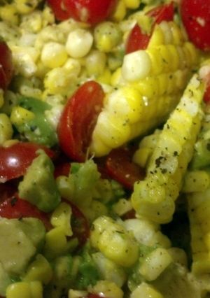 A picture of Simple Summer Corn Salad (slimmed down version).