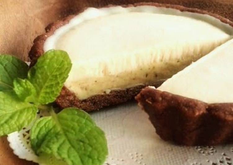 Easiest Way to Make Super Quick Homemade Chocolate Pistachio Ice Cream Tart