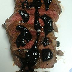 Balsamic butter steak A picture of Balsamic butter steak.