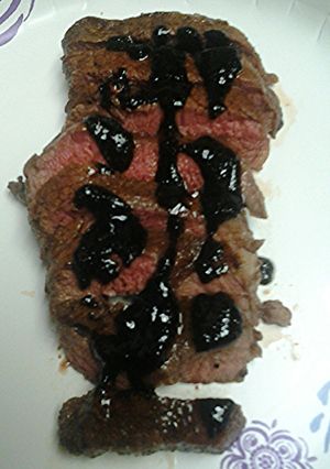 A picture of Balsamic butter steak.