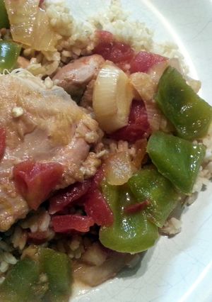 A picture of Spanish Chicken.