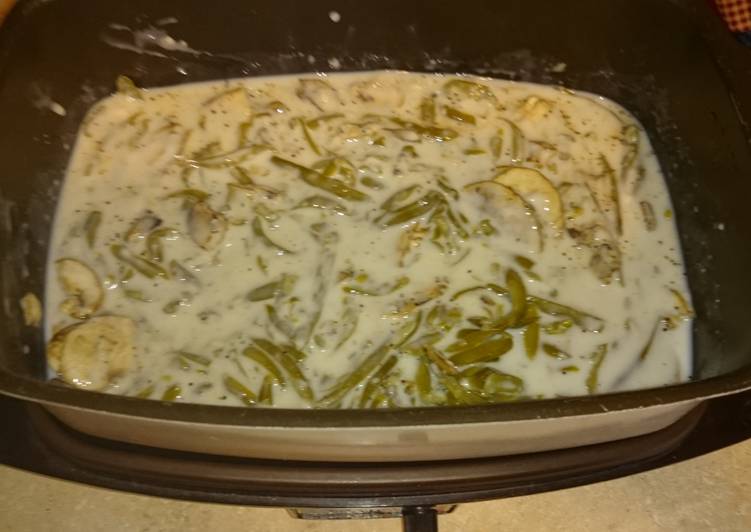 Recipe of Super Quick Homemade green bean casserole