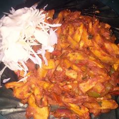 A picture of Chips Masala.