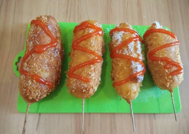 makanan Corndog yang merasakan kenyamanan